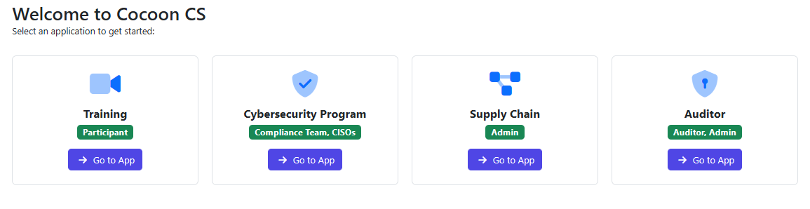 Cocoon CS platform interface preview