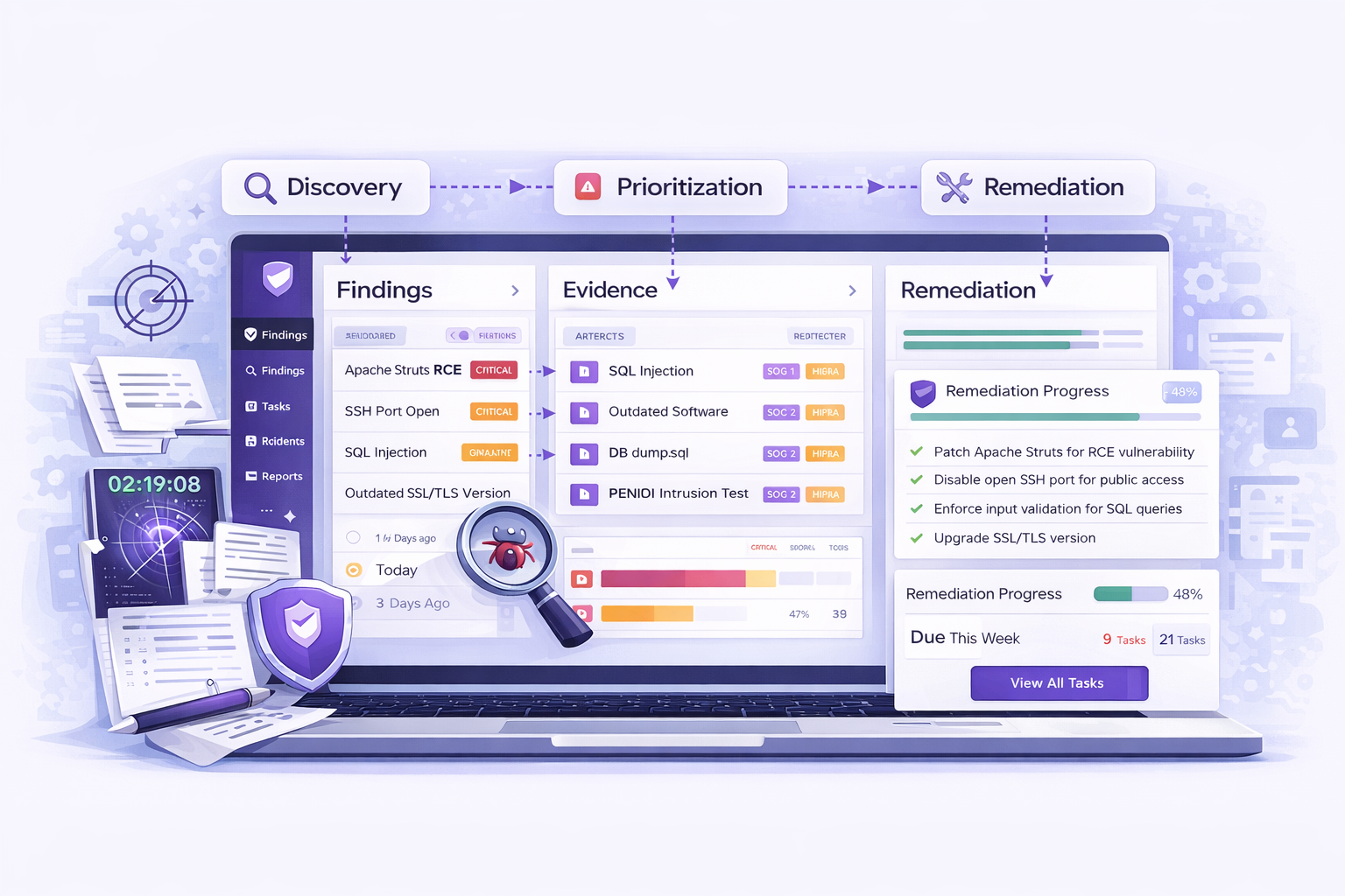 Vulnerability Testing workspace preview
